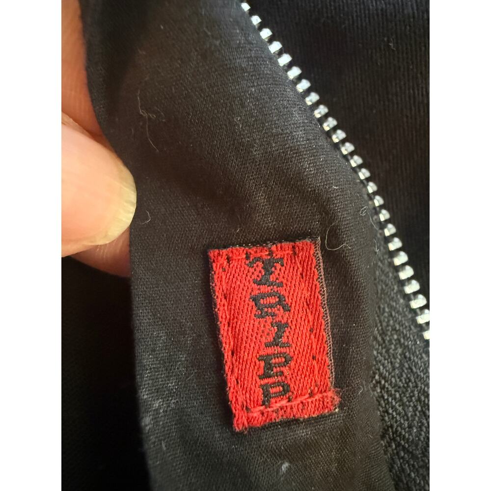 Tripp NYC Halter Vest Corset Top Small Y2K Vintage Rare Scene Red Black - Picture 4 of 8